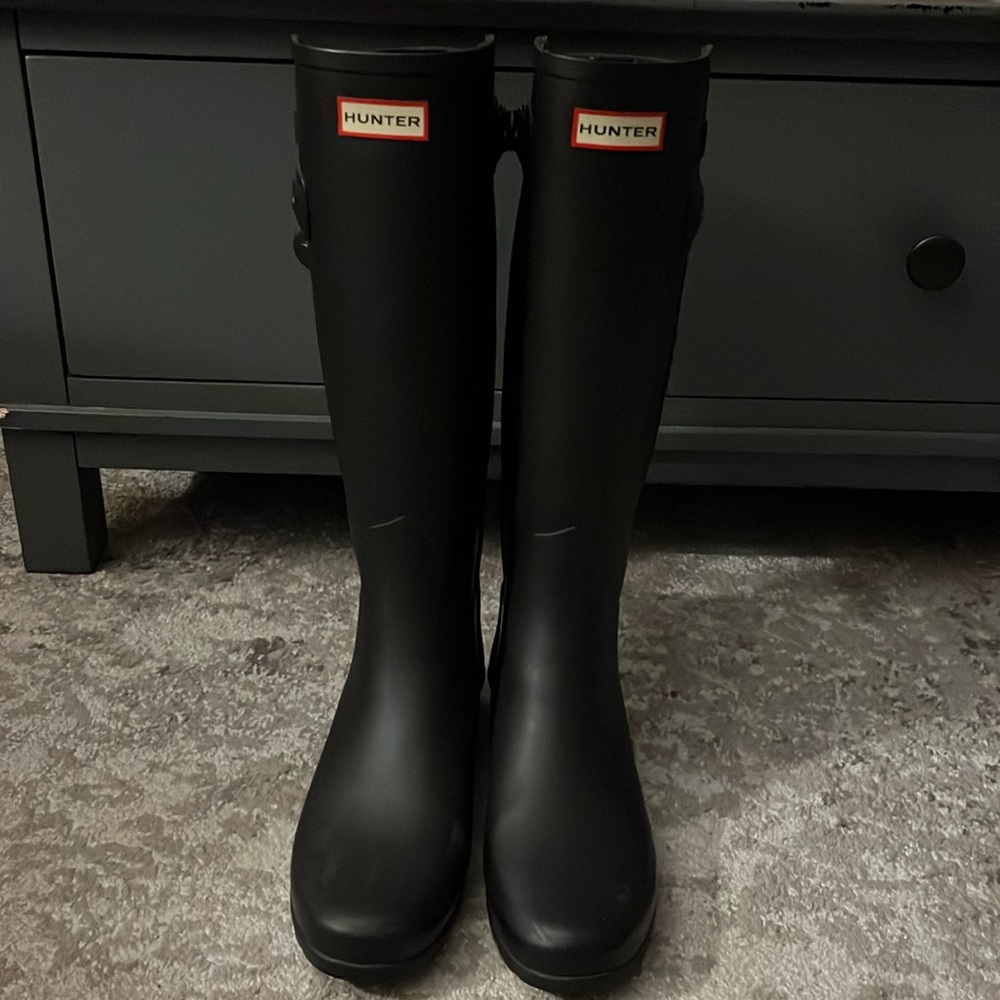 Hunter Original Refined Backstrap Rain Boots🖤